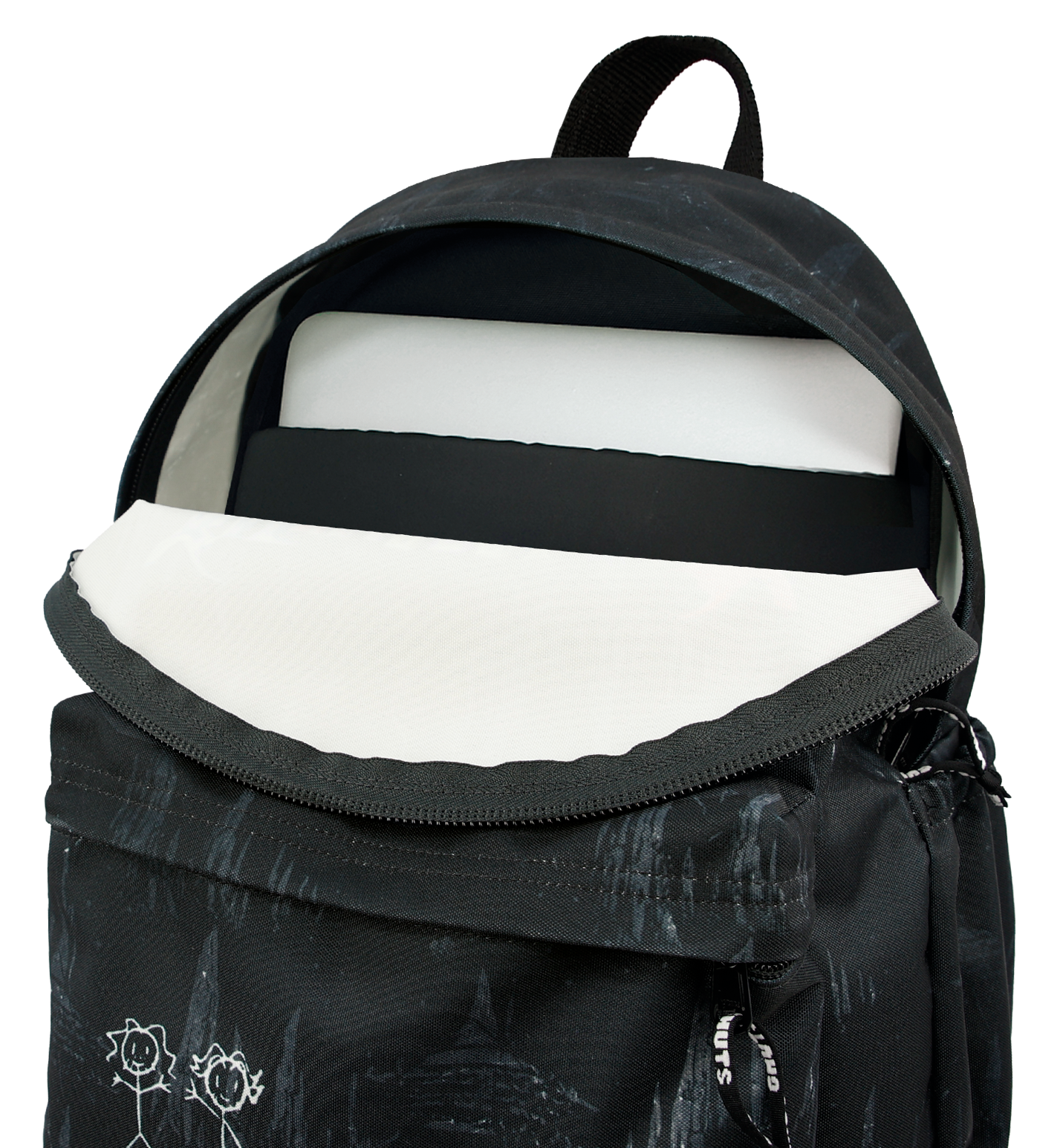 WUNDERLAND: BLACK & WHITE BACKPACK